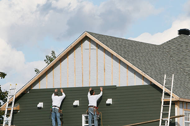 Professional Emergency Siding Repair technician working in Graham, NC